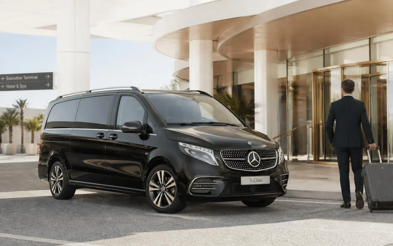 Business Van — Mercedes V-Klasse, VW Multivan oder gleichwertig